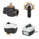 Клапаны с электроприводами DANFOSS (Дания):  Тип арматуры - Поворотный клапан,  Макс. расход воды м3/ч - 44