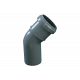 Колени для внутренней канализации 40:  Тип соединения - Раструб