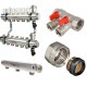 Коллекторы, коллекторные системы VALTEC:  Тип соединения - Пресс,  Тип арматуры - с термостатическими клапанами, под евроконус
