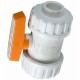 Краны шаровые разъемные (TUM PLASTIK):  Присоединительный диаметр - 25,  Материал, покрытие - Полипропилен