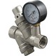 Редуктор давления с фильтром и манометром (VALTEC) VT.082.N.:  Рабочая среда - Горячая вода