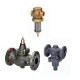 Седельные клапаны для парового отопления DANFOSS (Дания):  Тип арматуры - Седельный клапан,  Макс. расход воды м3/ч - 0.4