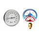 Термометры, термоманометры:  Макс. температура - 150°С