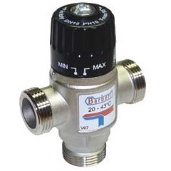 Термостатический смесительный клапан G 1' M Диапазон 20-43 KV 1.6 BARBERI (Италия)